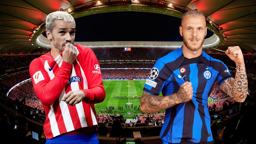 Dự đoán tỷ số, đội hình xuất phát trận Atletico Madrid - Inter Milan